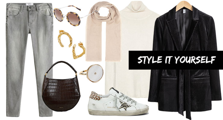 Zo draag je een velvet blazer in de lente