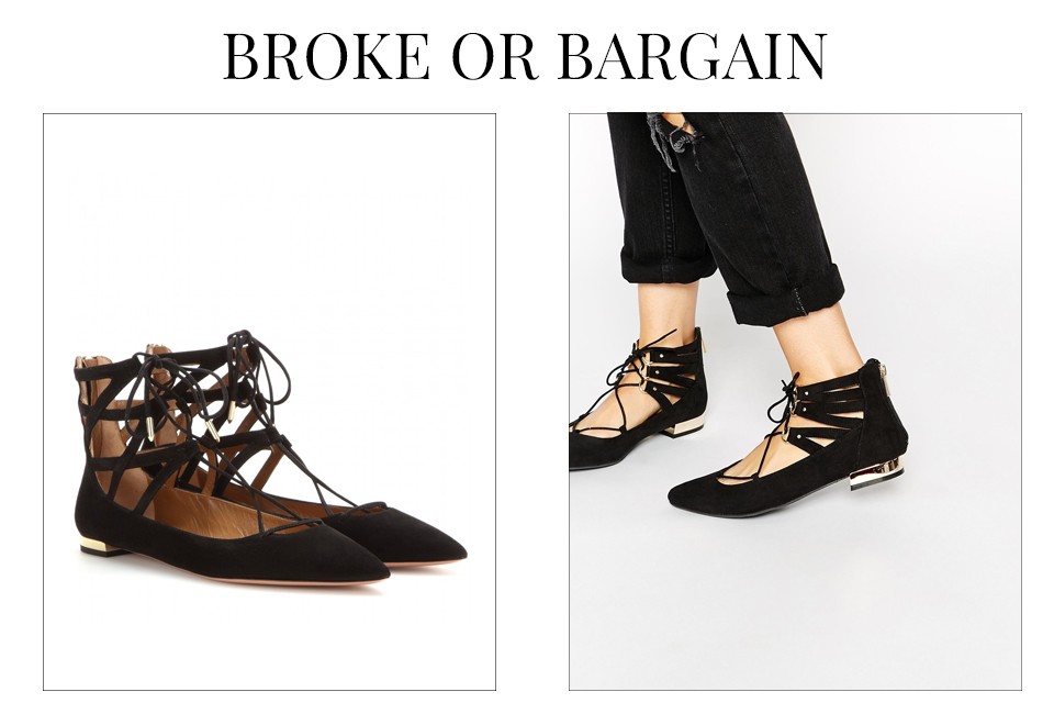 Broke or Bargain: Aquazzura flats