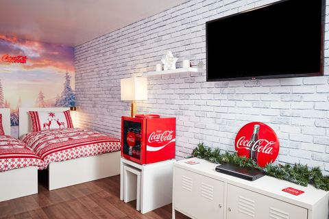 You can now stay a night in the Coca-Cola Christmas truck
