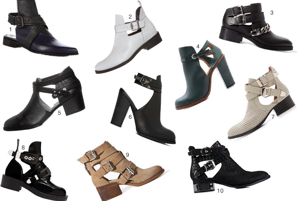 Cut-Out Boots