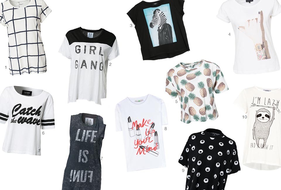 Statement tees: een van de manieren voor een eye-catching detail..