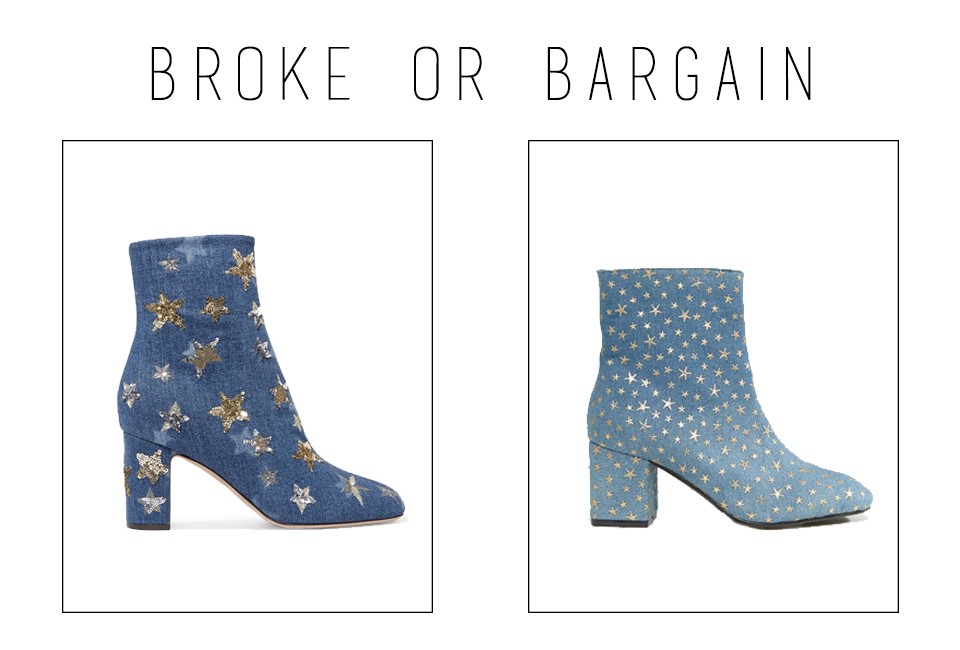 Broke or Bargain: Valentino boots met sterrenprint